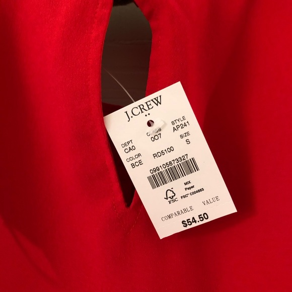 J. Crew Ruffleneck satin crepe top AP241 - Picture 3 of 10